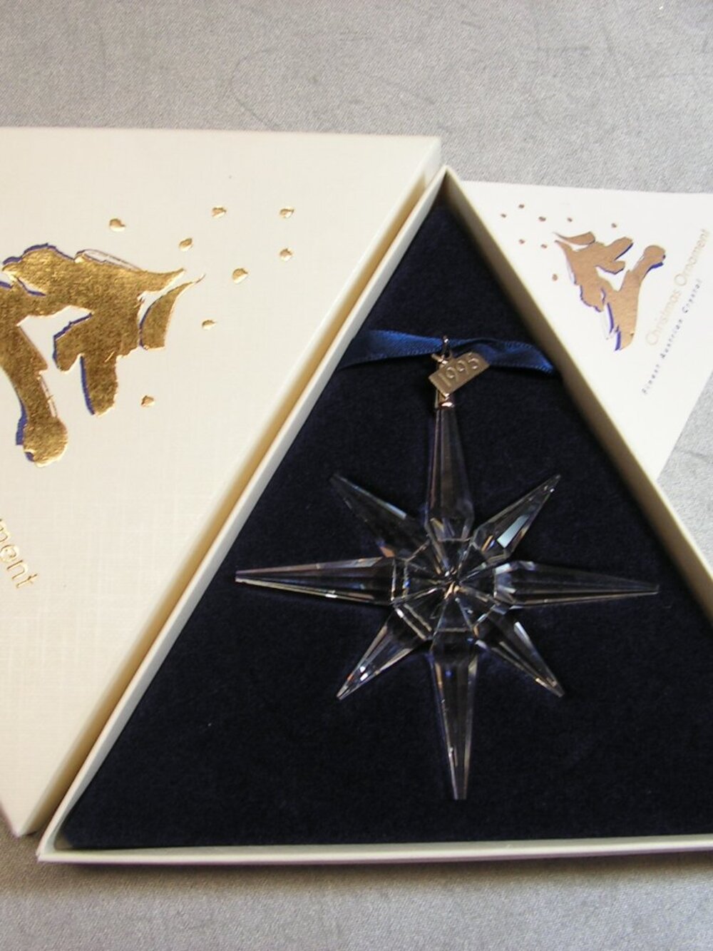 Swarovski Crystal Annual Edition 1995 Star Christmas Ornament 191365